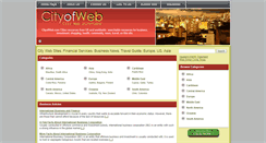 Desktop Screenshot of cityofweb.com