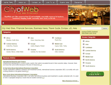 Tablet Screenshot of cityofweb.com
